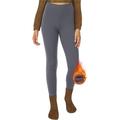 Per donna Pantaloni da yoga Leggings da yoga Leggings foderati in pile Calore Termico Vita Alta Yoga Allenamento in Palestra Pilates Collant Nero Bianco Viola scuro Pile Autunno Inverno Gli sport