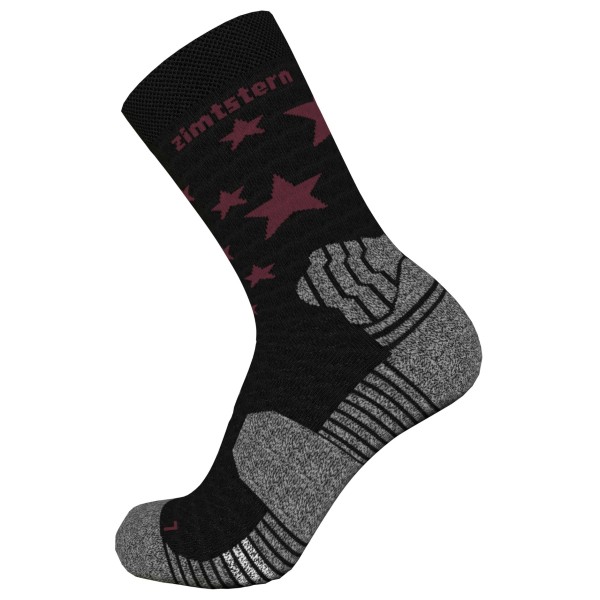 Zimtstern - Techsockz MTB Performance Socks - Multifunktionssocken 40-43 | EU 40-43 schwarz