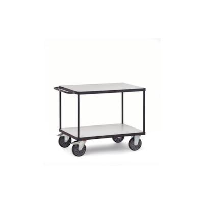 Fetra ESD-Tischwagen, Tragl. 600kg, 2 Etage(n), Ladefl. LxB 1200x800mm, Holzböden Image