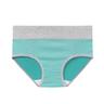 Women's Basic Panties 1 PC Underwear Simple Classic Pure Color Mid Waist Plus Size Gender Neutral Light Blue Black White M L XL Home Outfits