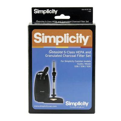 Simplicity Genuine S-Class HEPA Media and Charcoal Filter Set for Gusto and Moxie #SF-I3G, 3 Sets