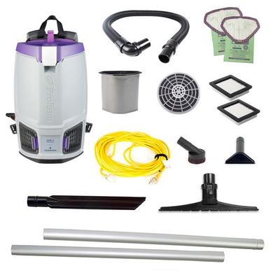 ProTeam GoFit 3, 3 quart Backpack Vacuum #107770 with Wessel Power Nozzle Kit #103224