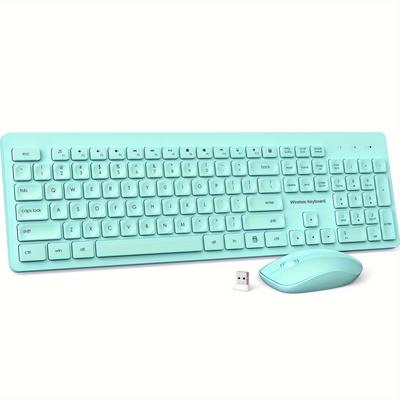 TEMU Wireless And Set, 2.4ghz - Usb And Wireless, -dropping Keycaps, 12 , For Pc Laptop /7/8/10, Office Supplies