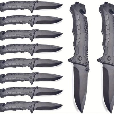 TEMU Tactical Knife 3.4in Edc Camping