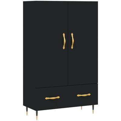 Highboard Schwarz 69,5x31x115 cm Holzwerkstoff vidaXL