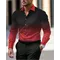 Abbigliamento da uomo sfumato Camicia da uomo morbida e confortevole Camicia hawaiana estiva Abbigliamento da uomo di alta qualità Design con bottoni alla moda