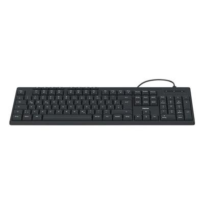 Hama Kabelgebundene Tastatur »CK-200« schwarz, 43.8x2.6x14.5 cm