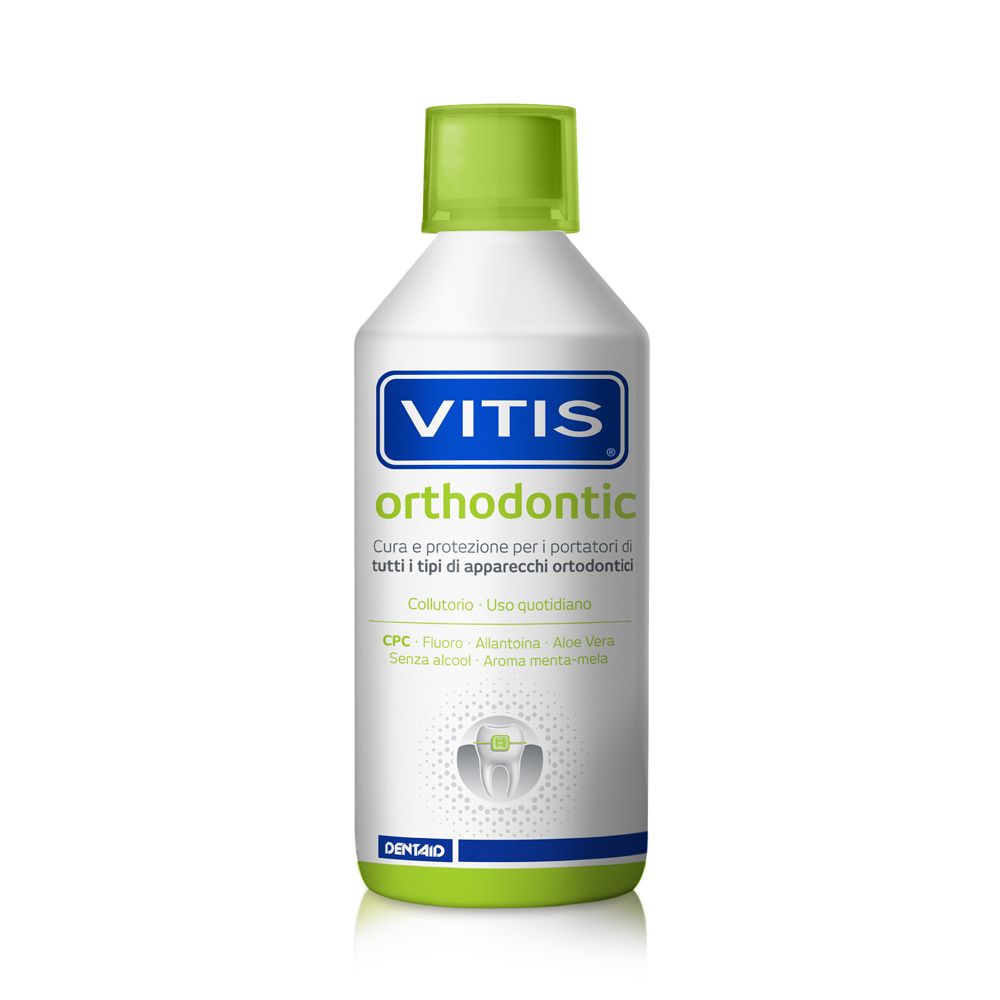 VITIS Orthodontic collutorio per cura e igiene orale in ortodonzia 500