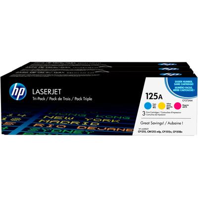 HP Tonerkartusche "125A 3er-Pack Original LaserJet" Tonerpatronen cyan/magenta/gelb