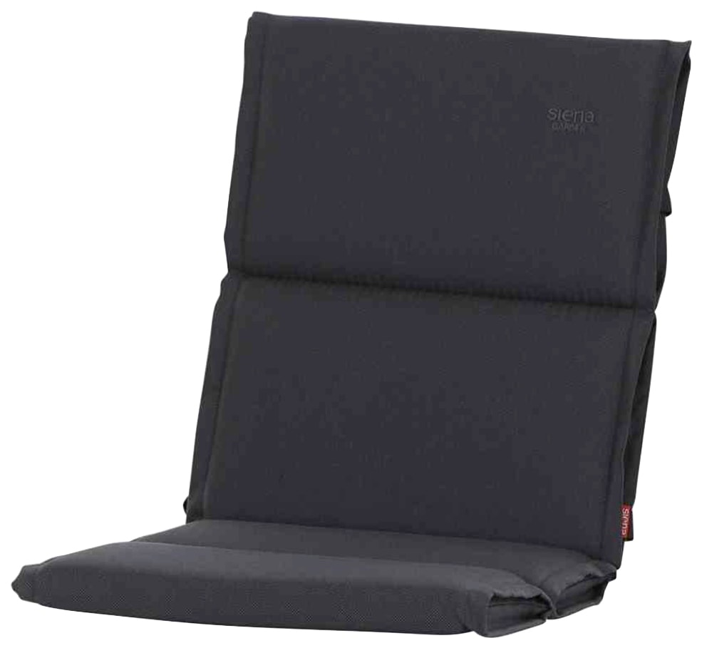 Polsterauflage SIENA GARDEN "Stella", grau, B:48cm H:6cm T:100cm, Olefin (Polypropylen), Polsterauflagen, Polsterauflage, B/T: 48x100 cm