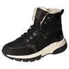 Winterboots MUSTANG SHOES, Damen, Gr. 40, schwarz, Lederimitat, unifarben, sportlich, Schuhe, Schnürboots, Outdoorboots, Warmfutter, mit Schaftrandpolsterung