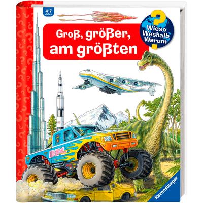 Buch RAVENSBURGER "Wieso? Weshalb? Warum?, Groß, größer, am größten (Riesenbuch)" Bücher bunt FSC - schützt Wald weltweit