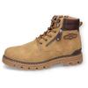 Schnürboots DOCKERS BY GERLI, Herren, Gr. 44, braun (camelfarben), Lederimitat, Textil, used, klassisch, Schuhe, Winterstiefel, Freizeitstiefel, Worker-Boots mit modischen Details