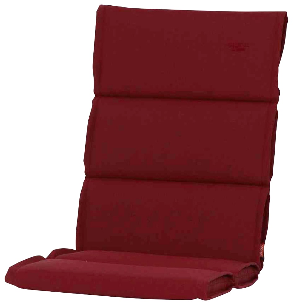 Polsterauflage SIENA GARDEN "Stella, TOPSELLER", rot, B:48cm H:6cm T:110cm, Olefin (Polypropylen), Polsterauflagen, Polsterauflage, B/T: 48x110 cm