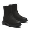 Winterstiefelette TIMBERLAND "BRIMFIELD MID WARM LINED BOOT", Damen, Gr. 41, schwarz (schwarz full grain), Leder, sportlich, Schuhe, Winterstiefel, Winderboots, Winterschuhe, gefüttert