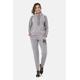 Trainingsanzug CIPO & BAXX "Homewear", Damen, Gr. S, grau, 61% Viskose;33% Polyester;6% Elasthan, unifarben, casual, regular fit, Sportanzüge, mit Logo und Schriftzug, WLR147