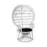 Fauteuil Emmanuelle En Rotin Blanc