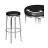 Tabouret De Bar Tournant 76 Cm Chaise De Bar Tabouret Bistro Métal Acier