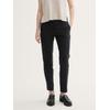 Stoffhose TOM TAILOR "MIA", Damen, Gr. 42, Länge 30, schwarz (deep schwarz), Web, Obermaterial: 49% Baumwolle, 46% Polyester, 5% Elasthan. Futter: 100% Polyester, unifarben, casual, slim fit lang, Hosen, Sommerhose im Chino-Stil