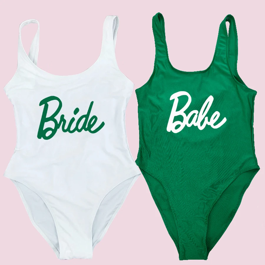 S-3XL Braut Ein Stück Badeanzug Frauen Bademode Babe Beachwear Sommer Bade Sexy Badeanzüge Hochzeit Party Schwimmen Anzug Plus Größe