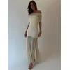 TARUXY Trägerloses, plissiertes Mesh-Splice-Maxikleid, zweiteilig, rückenfrei, elegant, durchsichtig, sexy Partykleider, schmales One-Step-Kleid