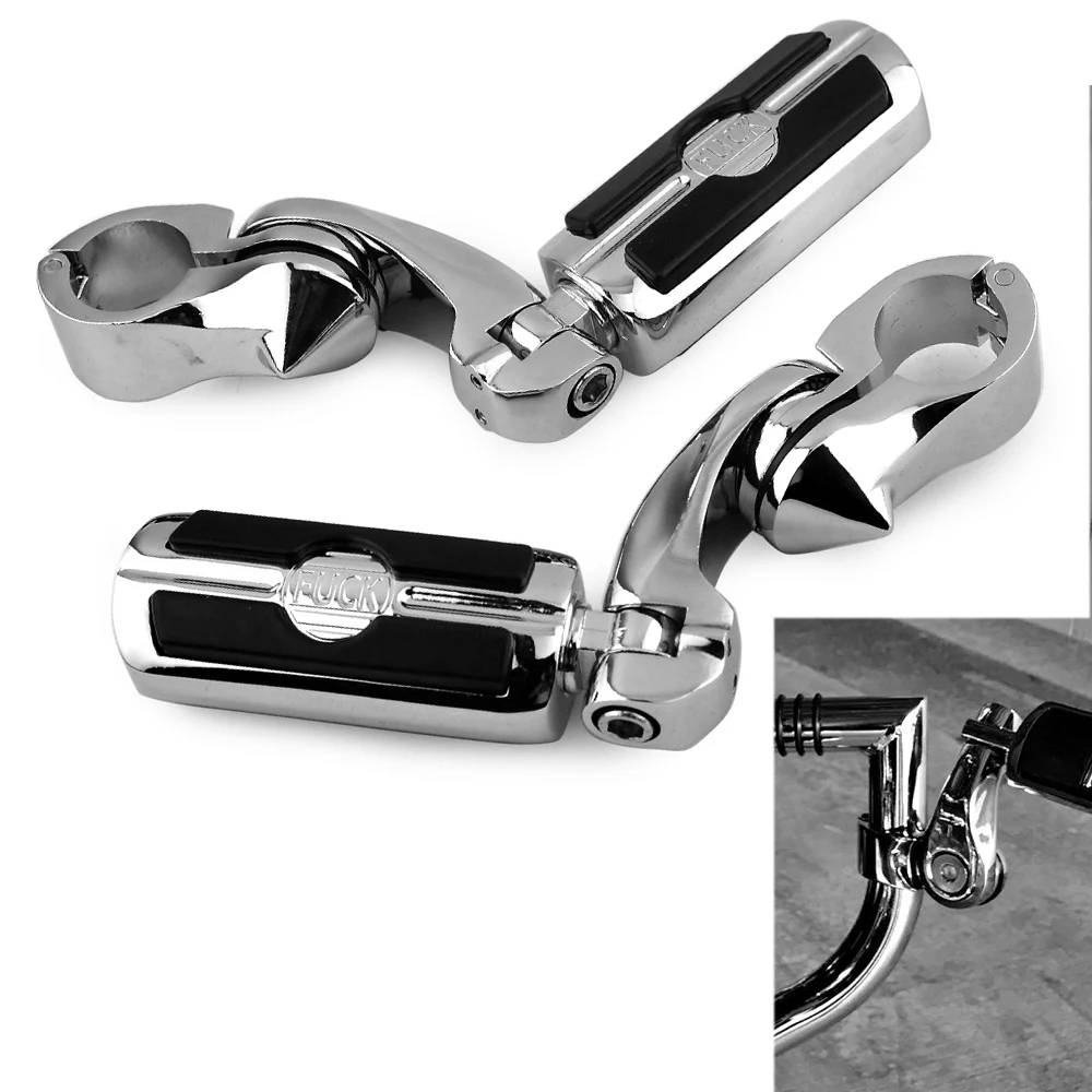 1,25 "Motor Schutz Motorrad Autobahn Pegs Fußrasten Kit Für Kawasaki Für Harley Davidson Streamliner Touring Road Glide Sportster