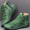 Damen stiefel plus Größe 35-43 Herbst Winter Knöchel flache Schuhe kurze Stiefel schnüren warme