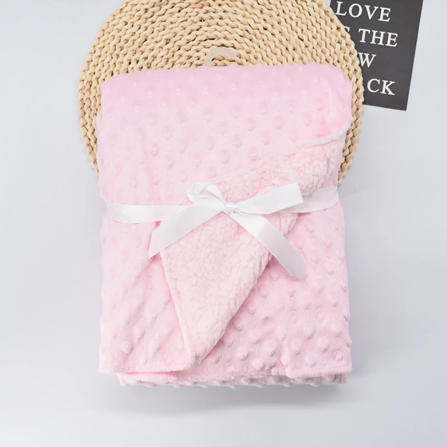 Ultra weiche warme gemütliche Fleece Kleinkind, flauschige Säugling oder Neugeborene Empfangs decke für Kinder bett, süße warme Baby decke