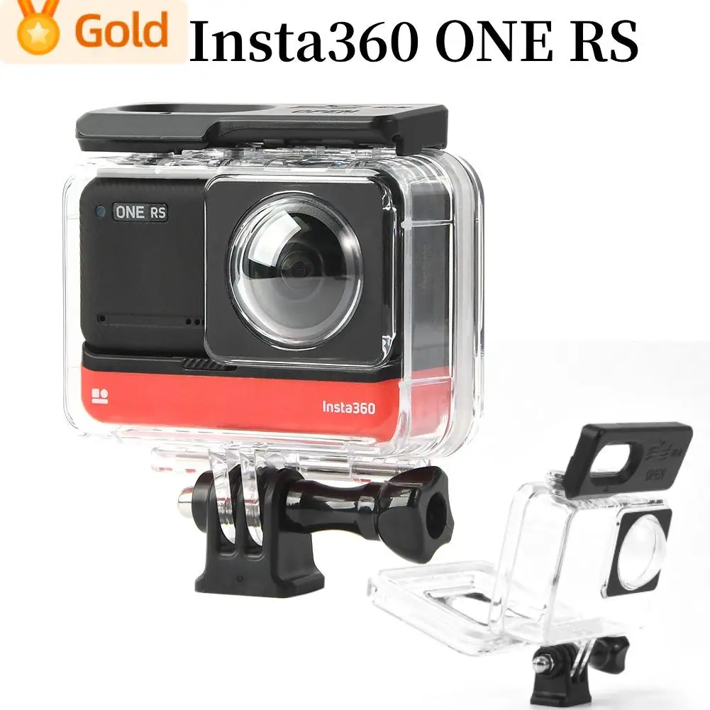 60m Tauch koffer für insta360 one rs wasserdichtes Gehäuse für insta 360 4k Boost Objektiv wasserdichte Box Schutzhülle Abdeckung Zubehör Image