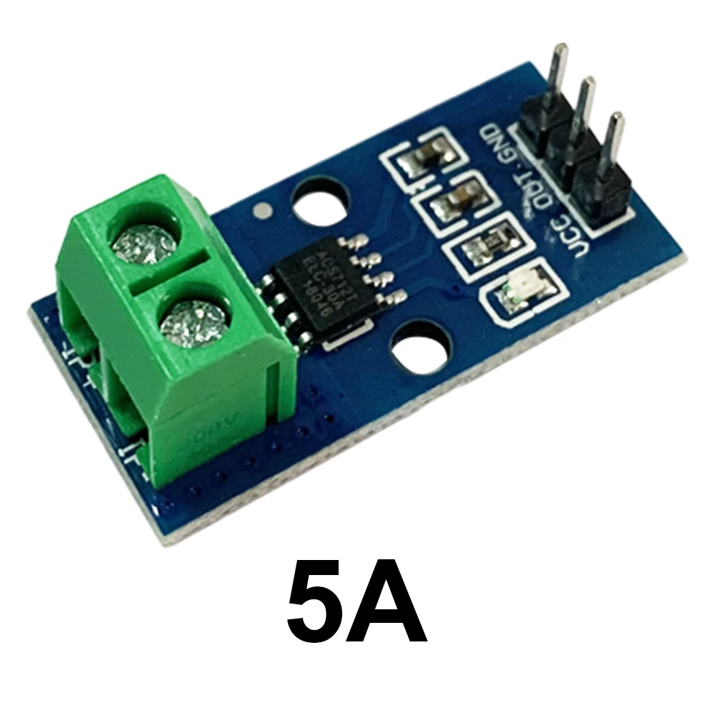 ACS712 Hocheffizienter DC-Stromsensormodul-Detektor Hochpräziser Spannungsprüfer-Terminalsensor für Arduino Image