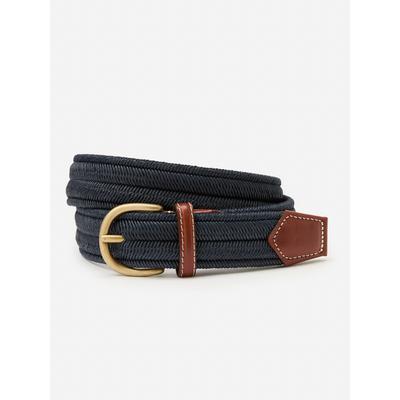 J.McLaughlin Men's Ray Belt Navy, Size 32 | Cotton