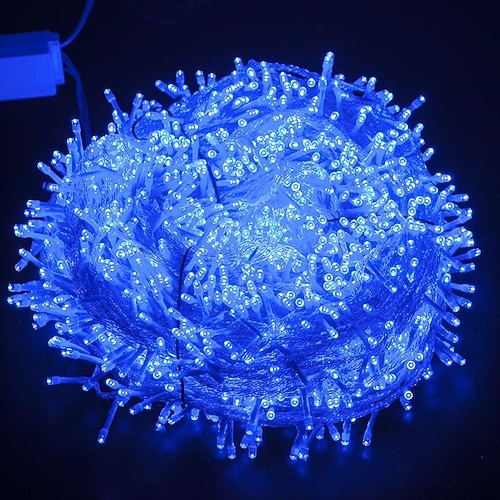 LED Feen Lichterkette 10m/20m 100/200 LEDs Innen/Außen Garten Girlandenlichter für Neujahr Hochzeit Feiertagsfeier Dekor 220V EU Stecker Image