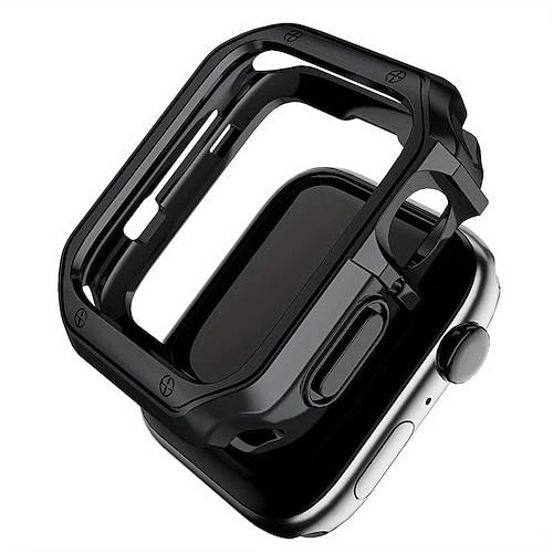 Uhrengehäuse Kompatibel mit Apple Watch Ultra 49mm / Series 8 7 41mm 45mm / Series 6 5 4 SE 40mm 44mm Kratzfest Stoßfänger-Vollabdeckung Rundum schützend TPU Beobachten Abdeckung Image