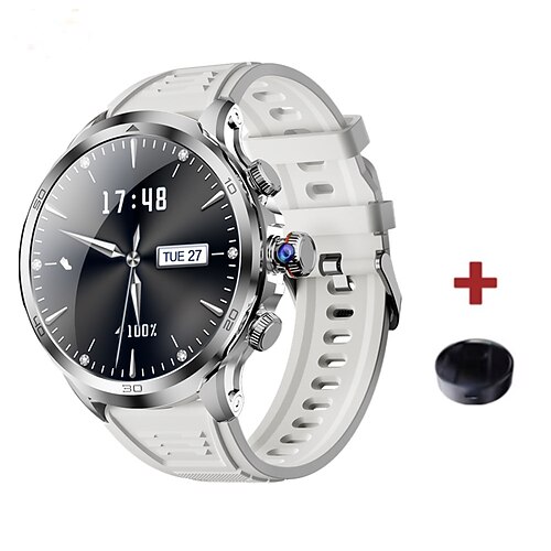 696 H19 Smartwatch 1.95 Zoll Smartwatch Fitnessuhr Bluetooth Schrittzähler Anruferinnerung Schlaf-Tracker Kompatibel mit Android iOS Herren GPS Freisprechanlage Kamera IP 67 52mm Uhrengehäuse Image