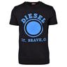 Diesel Mens Dot Logo Black T-Shirt - Size 2XL | Diesel Sale | Discount Designer Brands