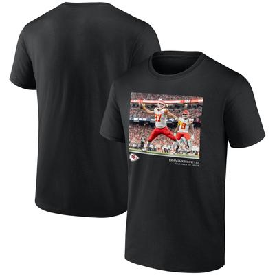 Kansas City Chiefs Travis Kelce Flash Features T-Shirt Woche 8 - Schwarz - Herren Image