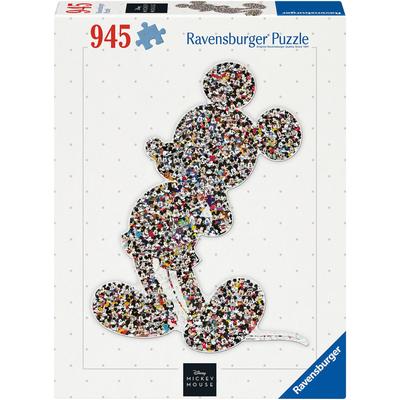 Konturenpuzzle RAVENSBURGER "Shaped Mickey" Puzzles bunt Kinder Made in Germany; FSC - schützt Wald weltweit