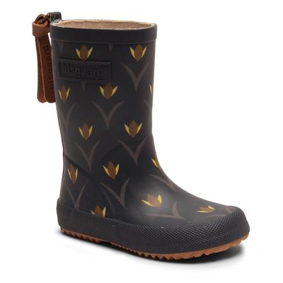 Gummistiefel BISGAARD "fashion", Kinder, Gr. 30, blau (dunkelblau, tulpen), Naturkautschuk, gemustert, klassisch, Schuhe, Regenstiefel, Matsch-Schuh in normaler Weite Image