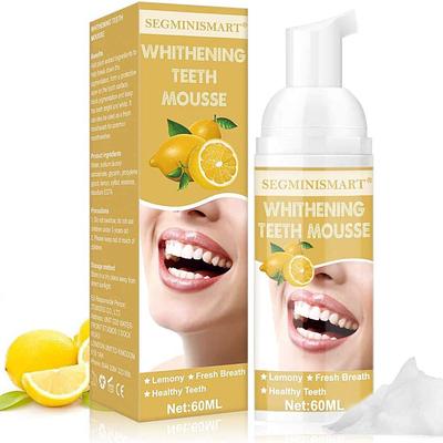 Total White Foam Toothpaste Lemon Flavored *3 Pack* Oral Care by IGIA in Orange