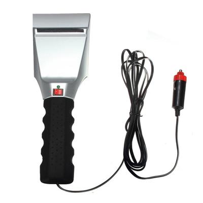 Snow Ice Scraper Heated Car 12V Auto Windshield Scraper by Milex in Silver