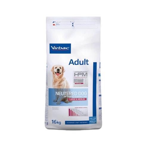 16kg Virbac Veterinary HPM Adult Dog Neutered Large & Medium Hundefutter trocken