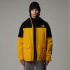 Funktionsjacke THE NORTH FACE, Herren, Gr. L, schwarz (summit gold, tnf schwarz), Web, Obermaterial: 100% Polyester, colorblocking, sportlich, hoch geschlossener Ausschnitt, Langarm, Jacken, Winterjacke mit Logostickerei