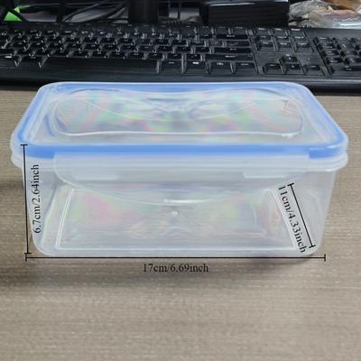 TEMU 2/3/4pcs, Bpa-free Plastic Food Storage Containers With , Airtight, Transparent, Stackable, Freezer & Microwave Safe Meal Prep Boxes For Kitchen & Pantry Organization