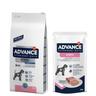 10 / 12 / 15 kg Advance Veterinary Diet crocchette + 8 x 150 g di umido gratis! - Atopic, 15 kg crocchette con Trota + Atopic, 8 x 150 g umido