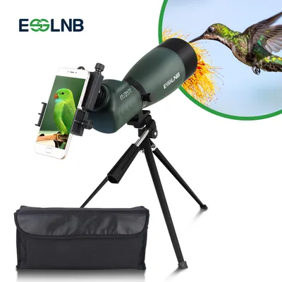 Spotting Scope with Tripod Phone Adapter 25-75 X 70 BAK4 Monocular Telescope Waterproof Compact Spotting Scopes for Target Shoot