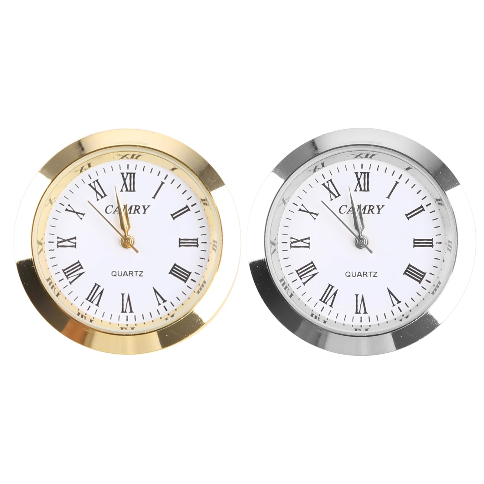 Uhr Quarz Bewegung Runde Uhren Kopf Einsatz Klassische Uhr Handwerk für Frauen Männer Tragen Uhr Ersatz Teil Liefert Image