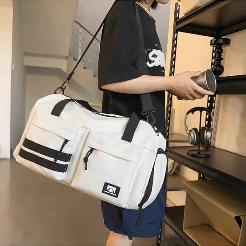 Große Kapazität Fitness-Handtasche Fitness-Trainings taschen nass trocken Trennung Sport Schulter tasche mit Schuh tasche wasserdichte Yoga-Taschen