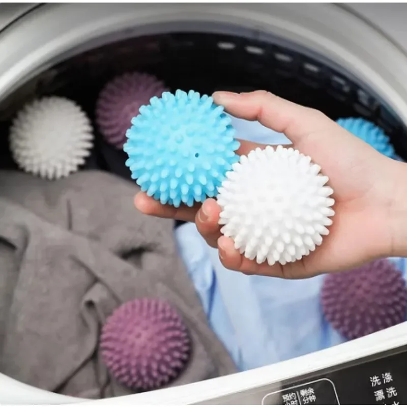 6/1 stücke Wiederverwendbare Wäsche Bälle PVC Trockner Ball Waschmaschine Weichspüler Kleidung Reinigung Werkzeug