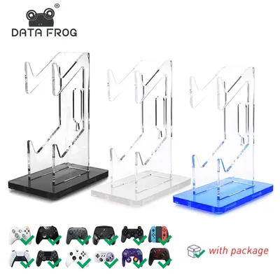 Daten frosch Universal Dual Controller Ständer für ps5 ps4 Desk Controller transparente Acryl halter Image