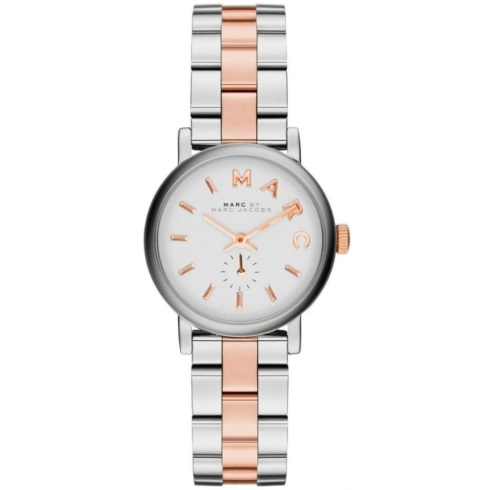 Marc Jacobs MBM3331 Womens Watch - Silver & Rose Gold Stainless Steel - One Size | Marc Jacobs Sale | Discount Designer Brands